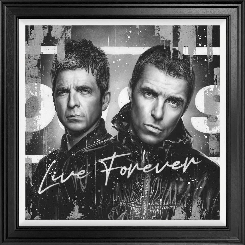 live forever framed print by artist ben jeffery