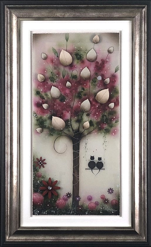 love cats framed print by artist kealey farmer