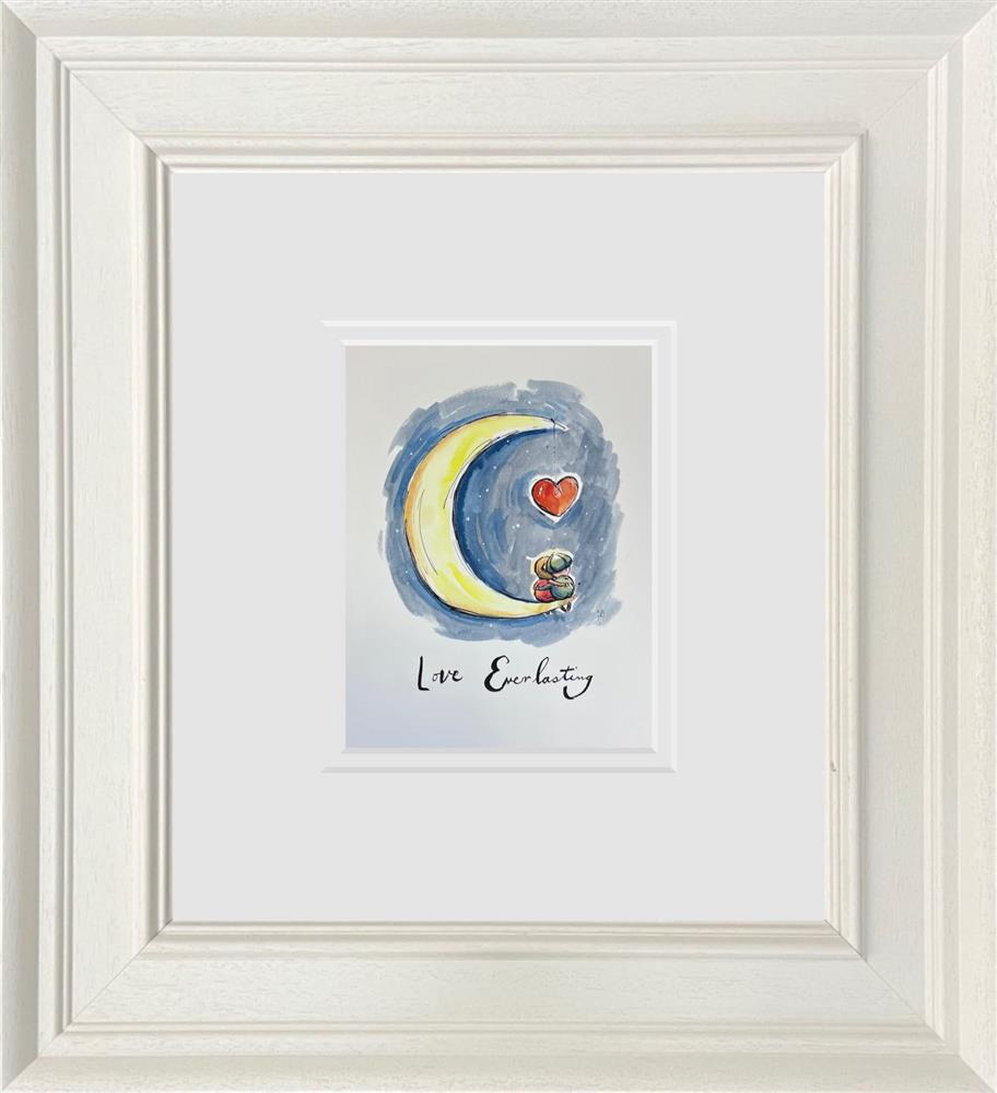 love everlasting original sketch framed by artist michael abrams