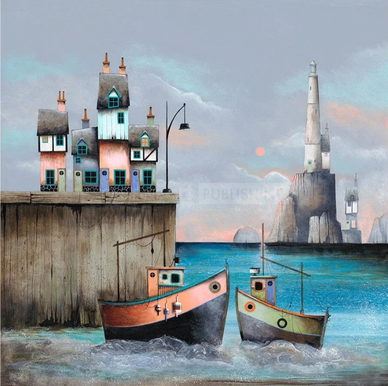 nautical romance print by artist gary walton