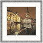 nigth time view london framed print by artist jo quigley