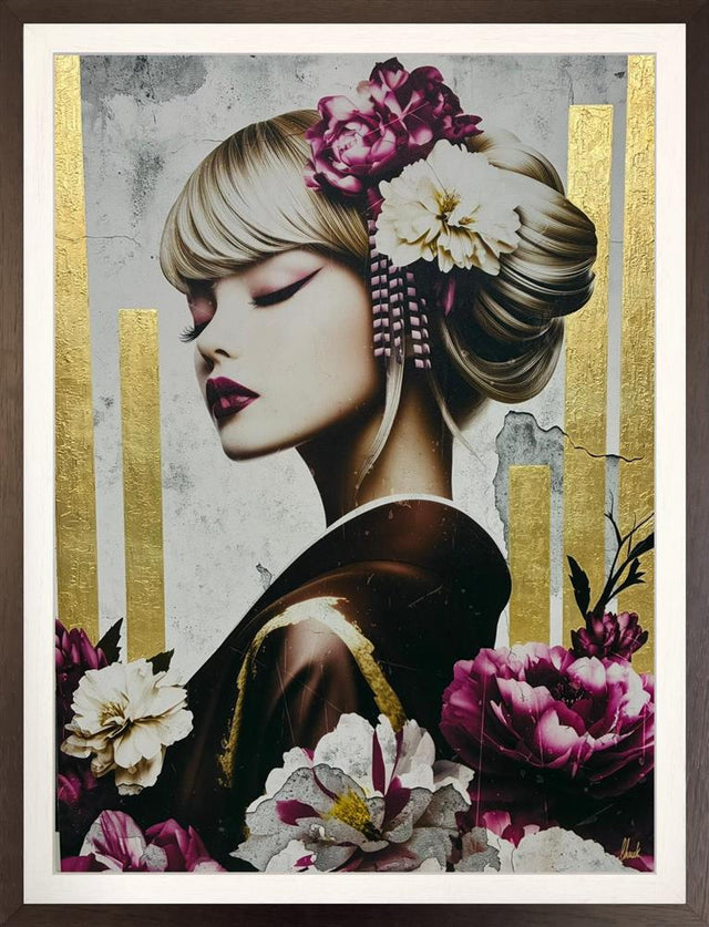 oto o yoin echo of sound framed original by artist chuck