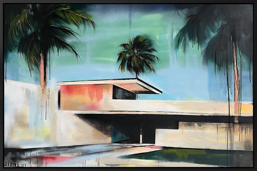 palm springs original framed by artist joss clapson