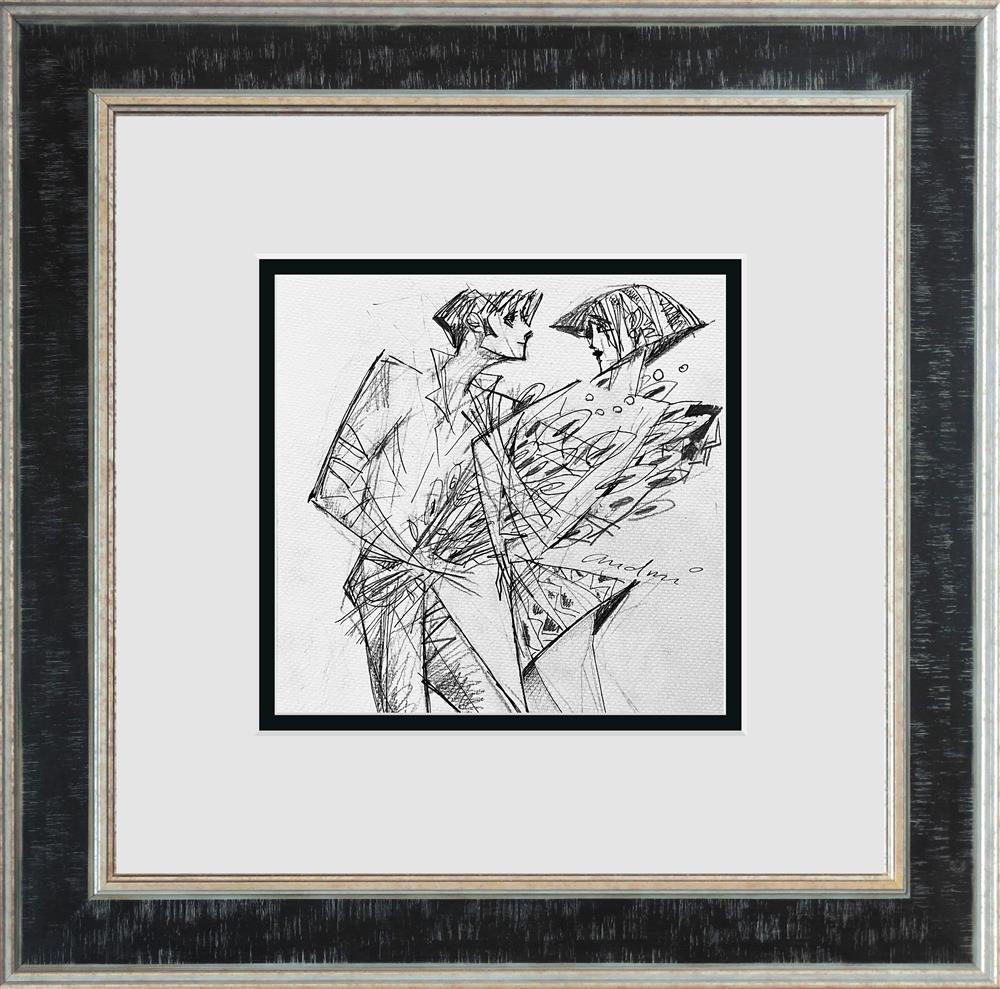 picture perfect study framed original by artist andrei protsouk