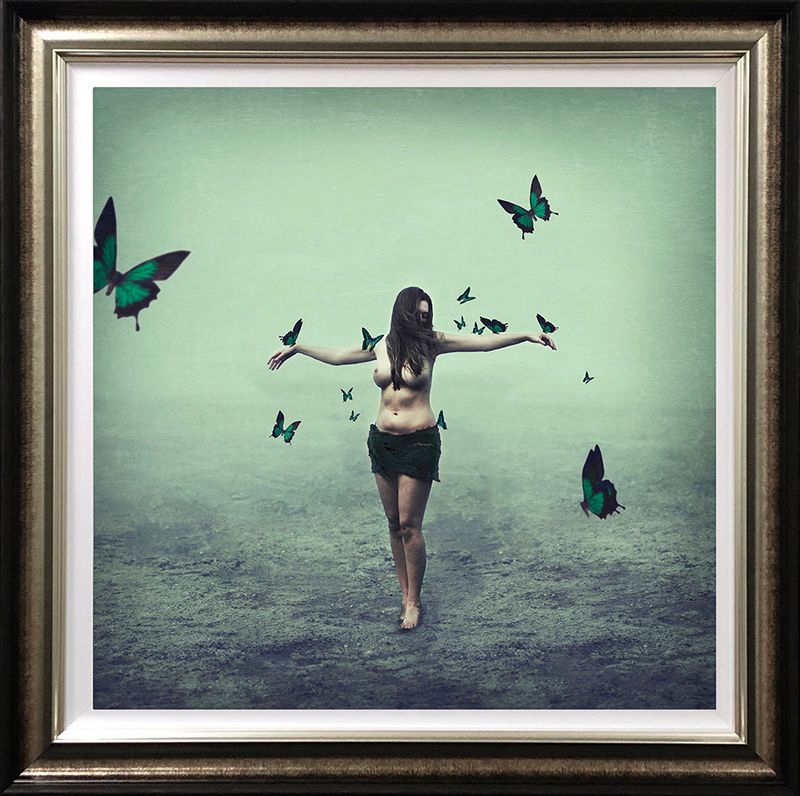 sacrifice framed print by artist michelle mackie