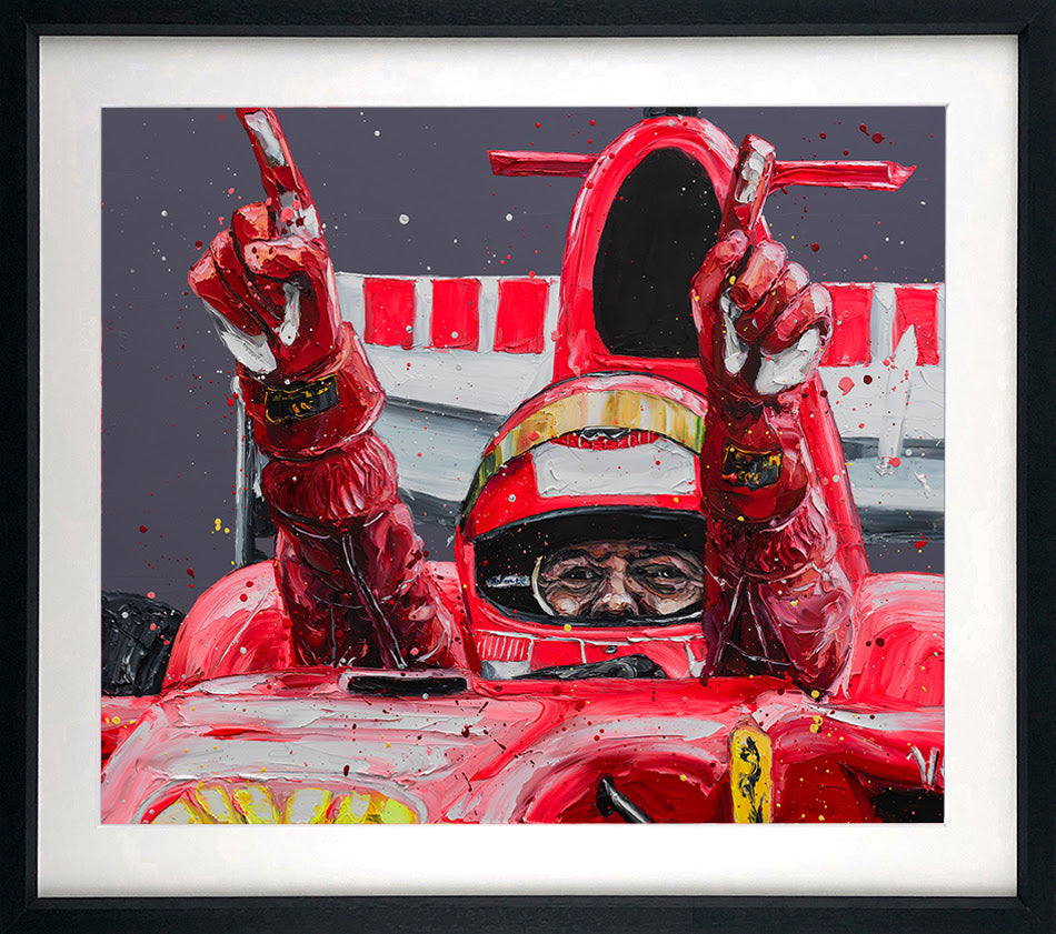 schumacher belgium 06 framed print by artist paul oz