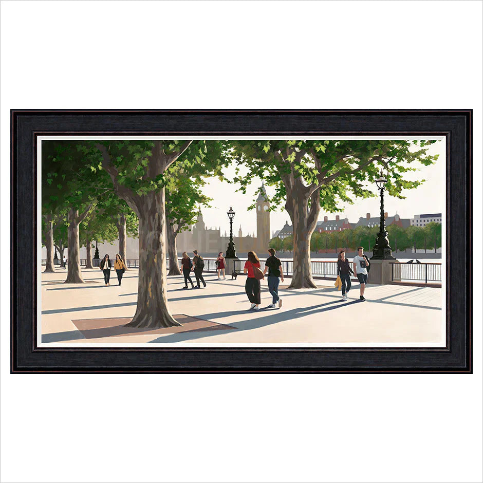 september afternoon soutbank framed print by artist jo quigley