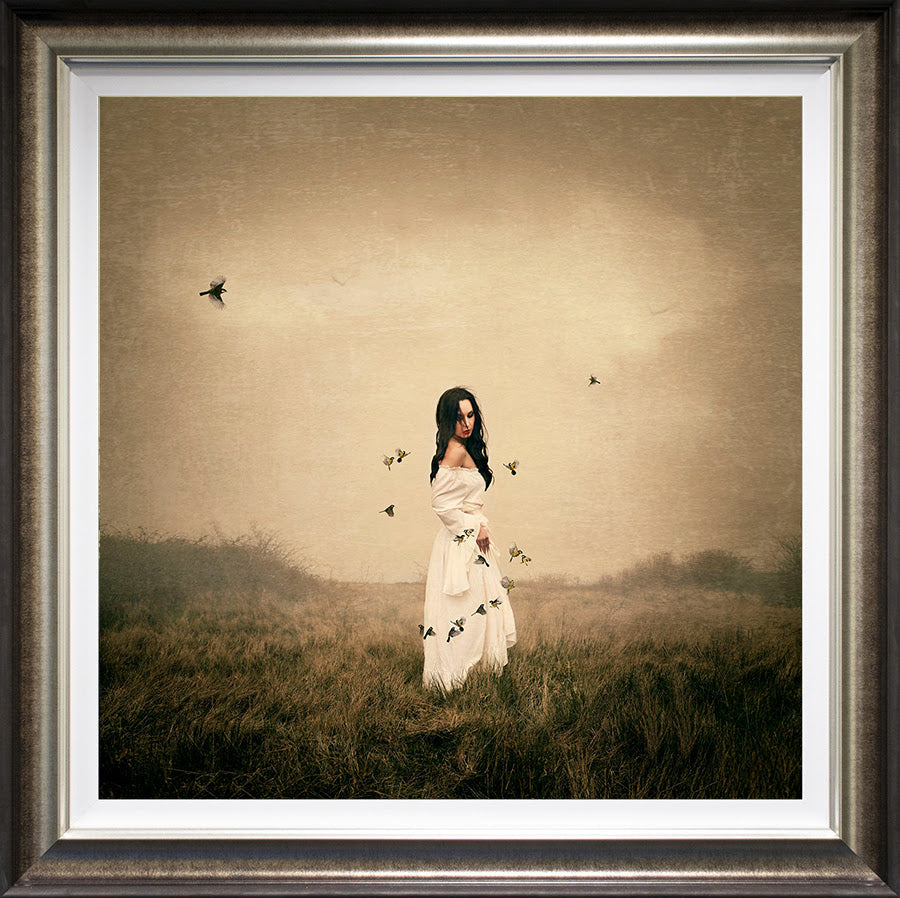 songbird deluxe framed print by artist michelle mackie