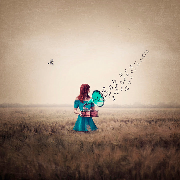 sound of summer print by artist michelle mackie