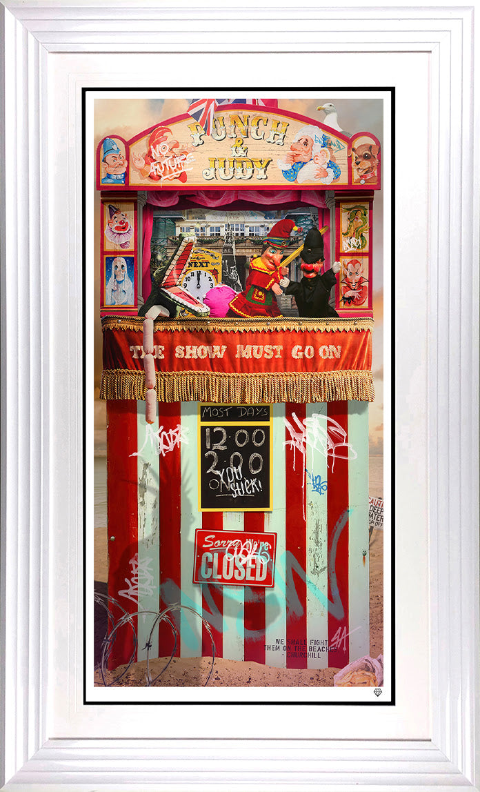 thats the way to do it print framed in white by artist jj adams