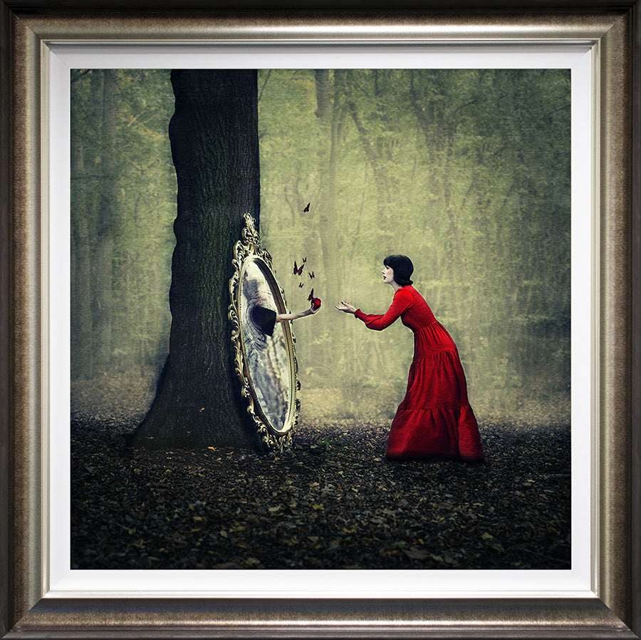 the fairest of them all deluxe framed print by artist michelle mackie