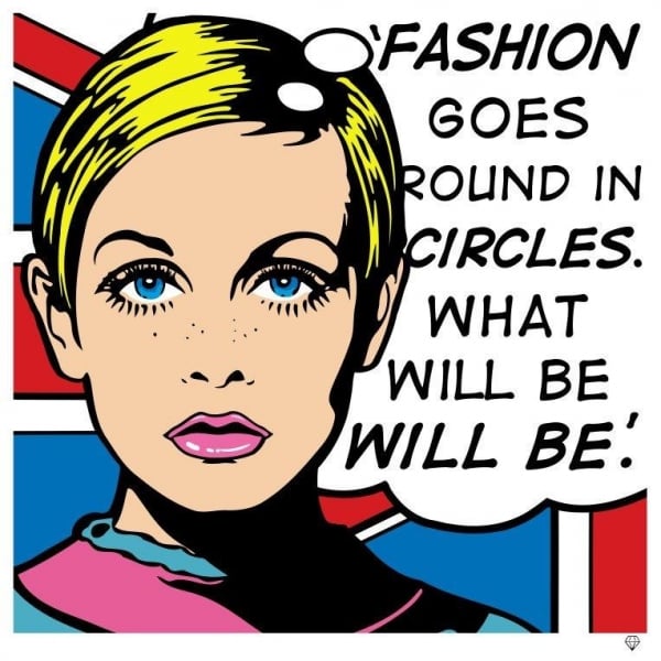 twiggy print by artist jj adams