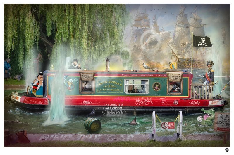 wind in the willows print by artist jj adams