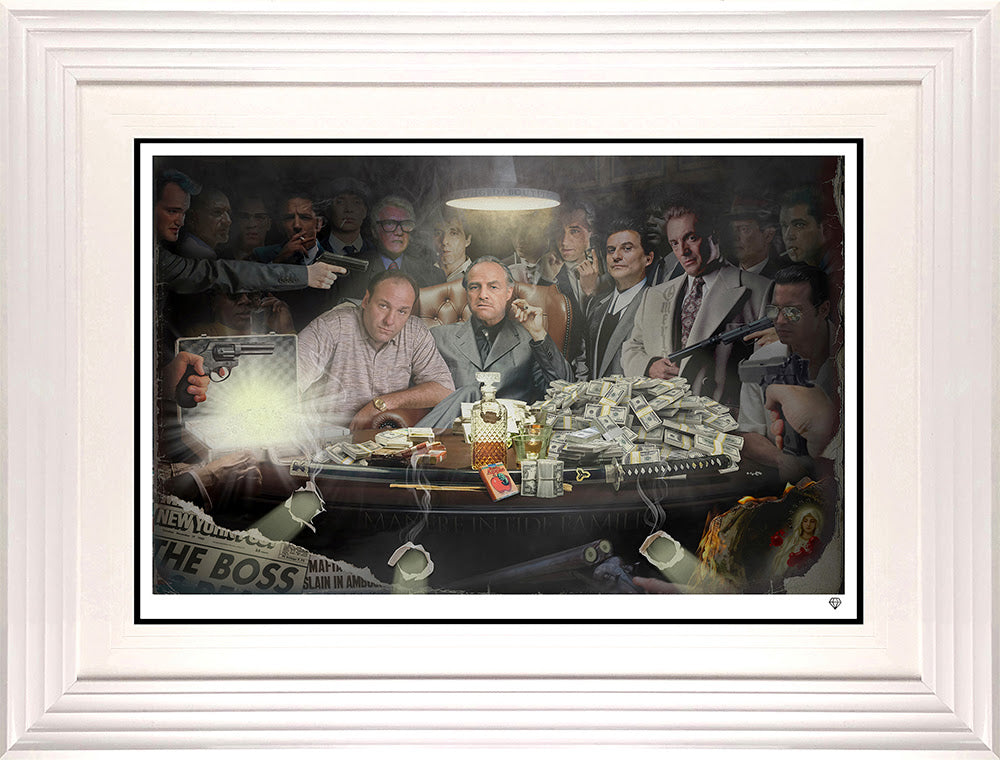 youve been called for framed in white by artist jj adams