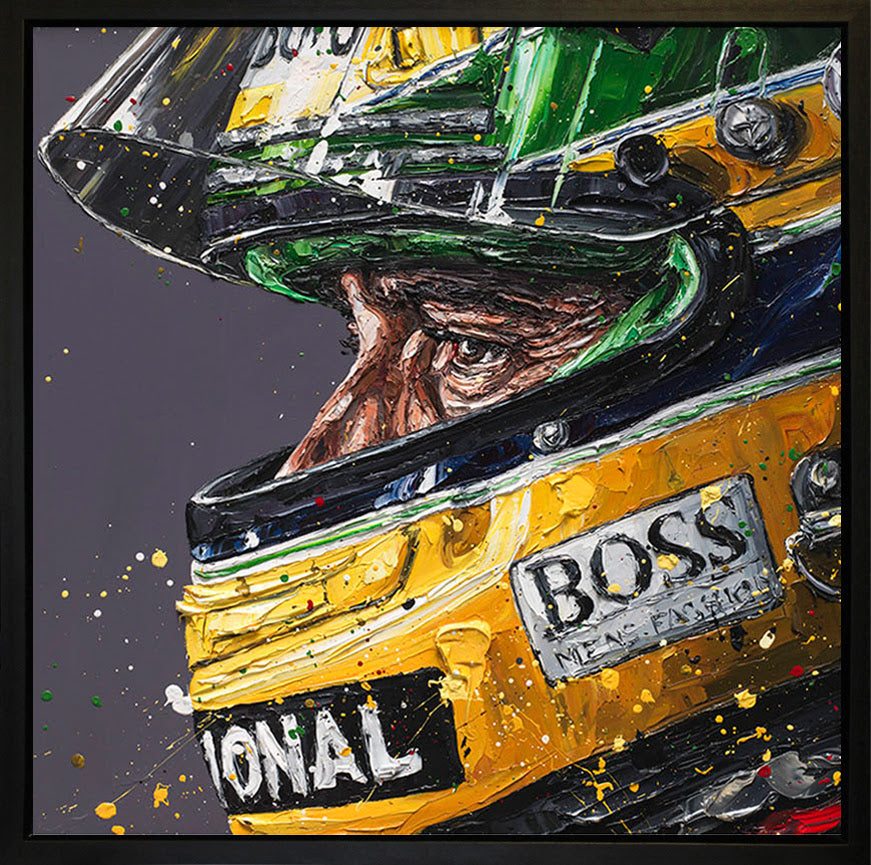 zenn wall of champions framed print by artist paul oz