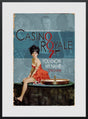 2006 casino royale framed print by artist linda charles