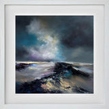 echoes of morning rain framed original by artist alison johnson
