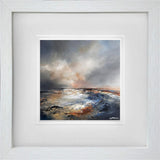 the ast ember of day framed original by artist alison johnson