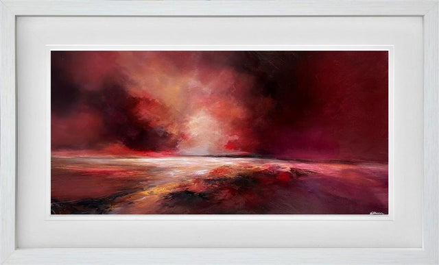 a thousand shades of twilight framed original by artist alison johnson