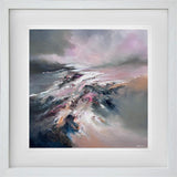 light cascade framed original by artist alison johnson