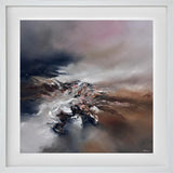 burnished horizons framed original by artist alison johnson