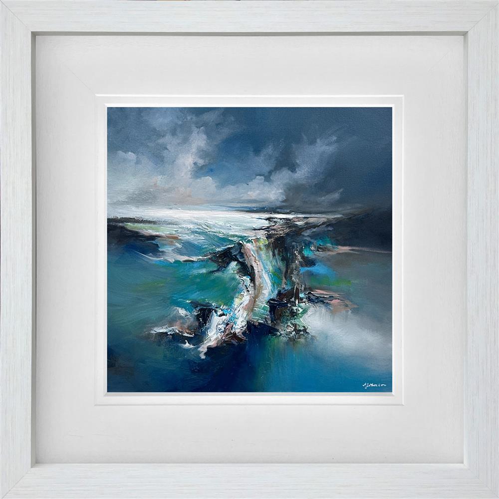 the pull framed original by artist aliso n johnson