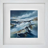 swell of water framed original by artist alison johnson