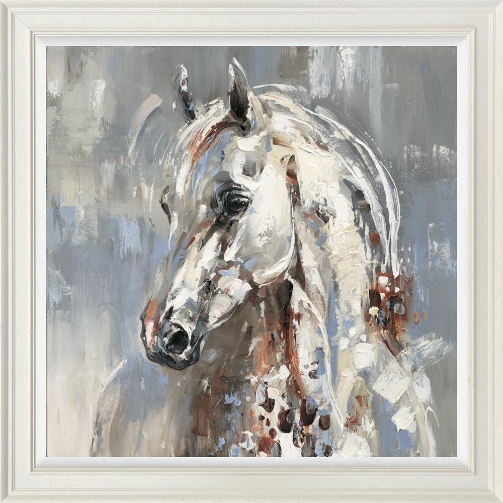 iris muse deluxe framed print by artist anna cher
