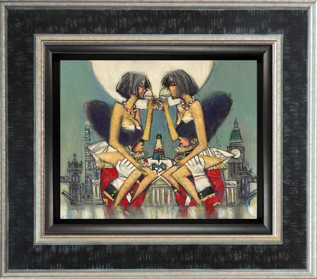 royal champagne framed print by artist andrei protsouk