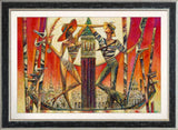 Silent Gondaliers framed print by artist andrei protsouk