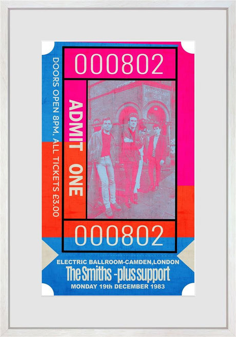 admit one the smiths framed print by artist linda charles