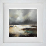 along the horizon framed original by artist alison johnson