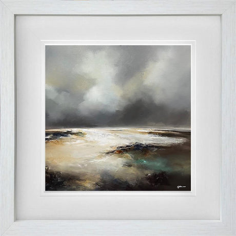 along the horizon framed original by artist alison johnson