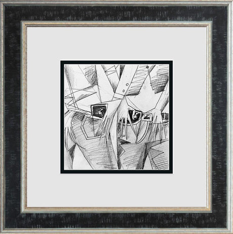 apple date study framed original by artist andrei protsouk
