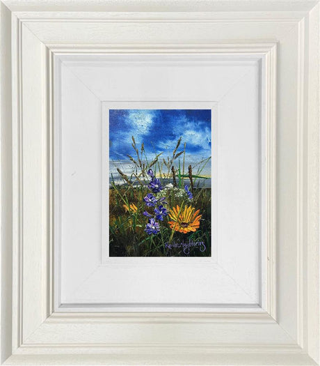 autumn hope miniature framed original by artist kimberley harris