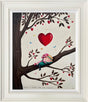 Better when we're together framed original by artist michael abrams