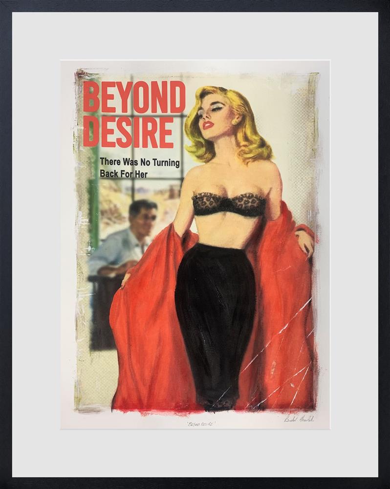 beyond desire framed print by artist linda charles