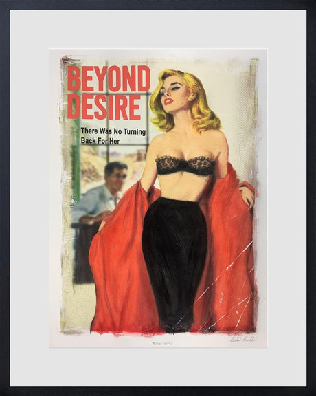 beyond desire framed print by artist linda charles