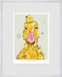 bubble trouble framed print by artist amy louise