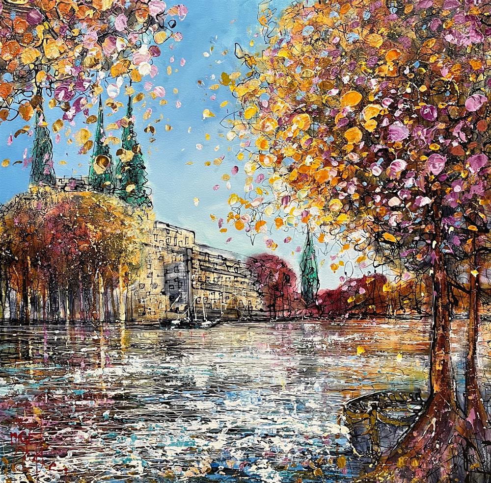 city waters original box canvas by artist nigel cooke