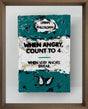 count to 4 mini storybook original framed by artist hue folk