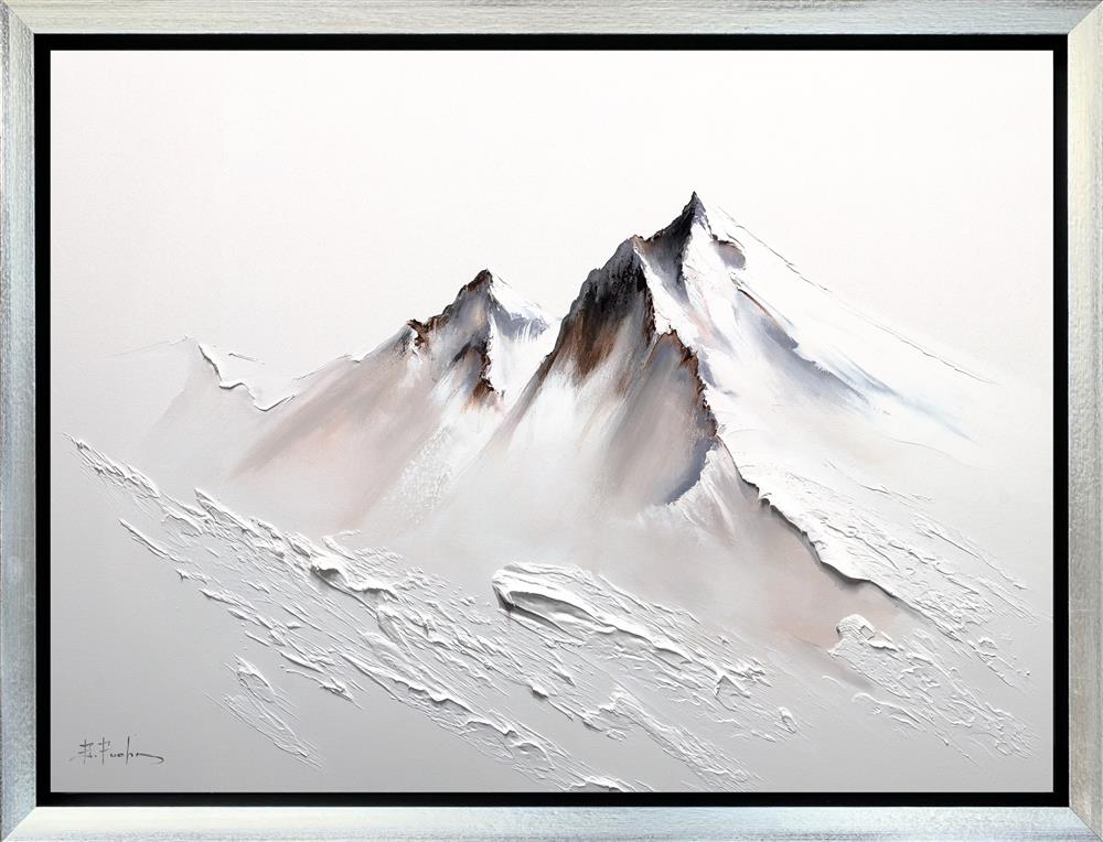 cradle of wind framed original by artist bozhena fuchs