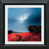Crimson Fields of Home Print Framed by Artist Barry Hilton