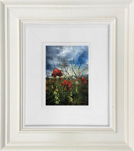 dance of the tall stems framed original by artist kimberley harris