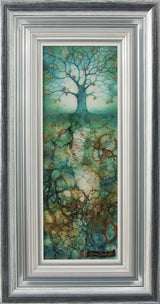 Elderberry blossom tree framed by artist kerry darlington