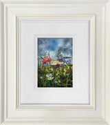 endless lover i miniature framed original by artist michael abrams