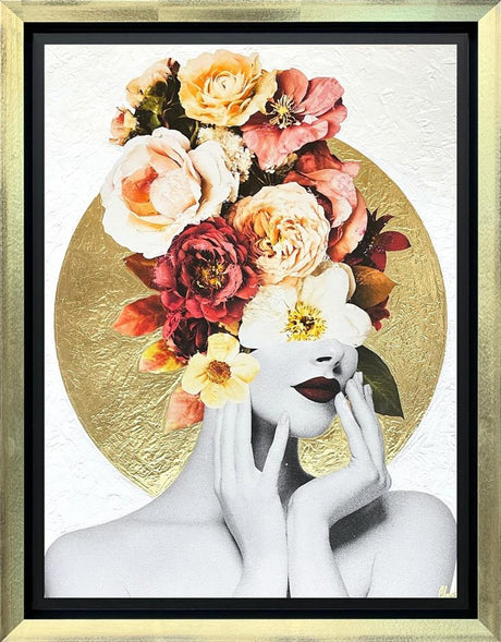 florienne framed original by artist chuck