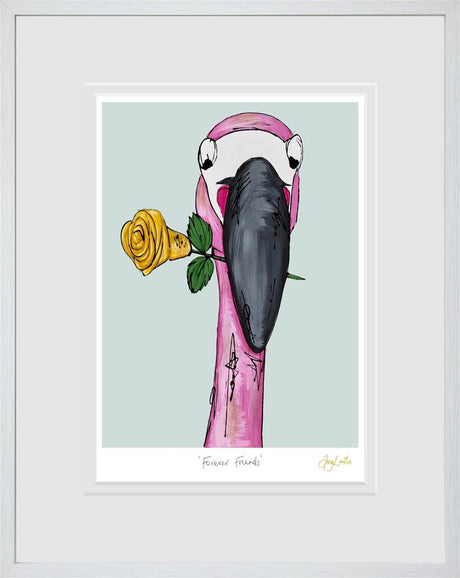 forever friends framed print by artist amy louise