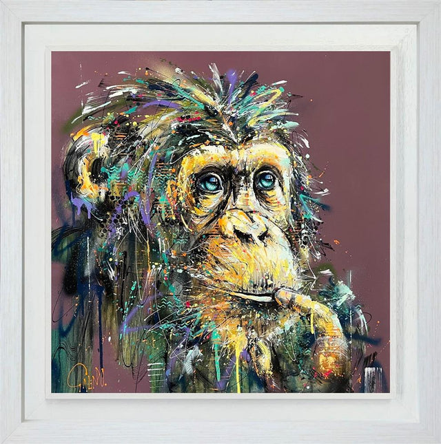 george framed print by artist joe galindo