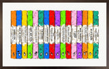 lifes a bookcase framed print by artist hue folk